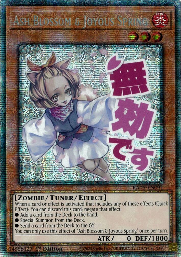 Ash Blossom & Joyous Spring (Starlight Rare) [RA05-EN091] Starlight Rare | Gear Gaming Bentonville