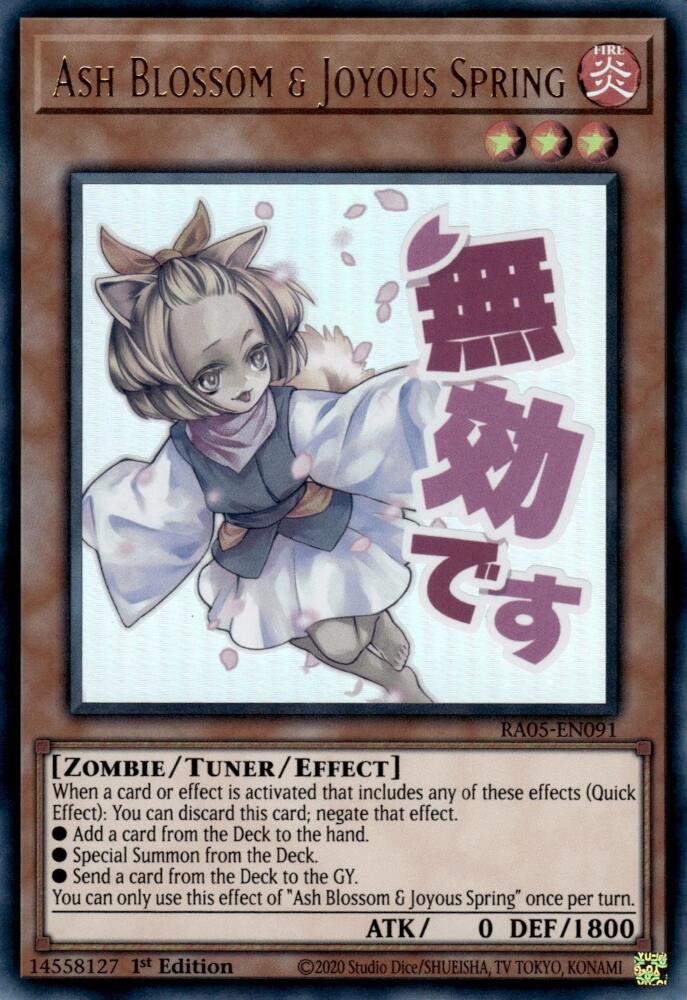 Ash Blossom & Joyous Spring [RA05-EN091] Ultra Rare | Gear Gaming Bentonville