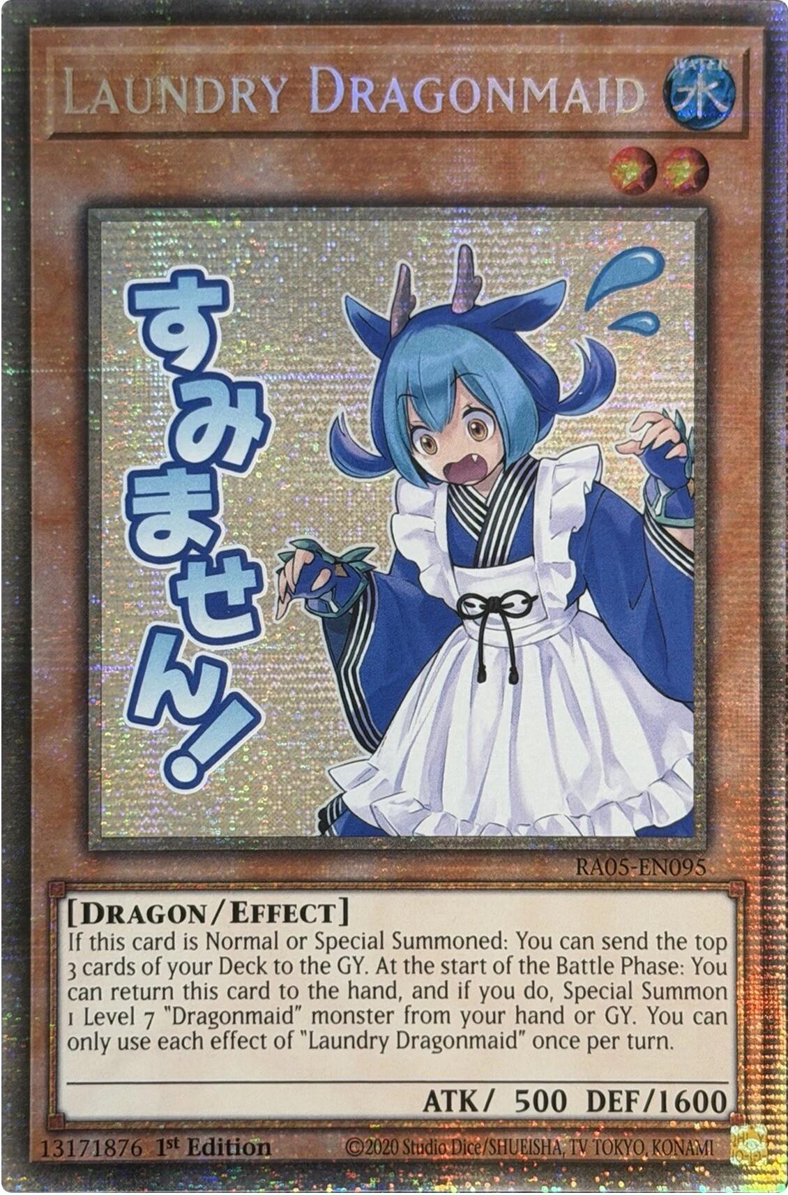 Laundry Dragonmaid (Starlight Rare) [RA05-EN095] Starlight Rare | Gear Gaming Bentonville