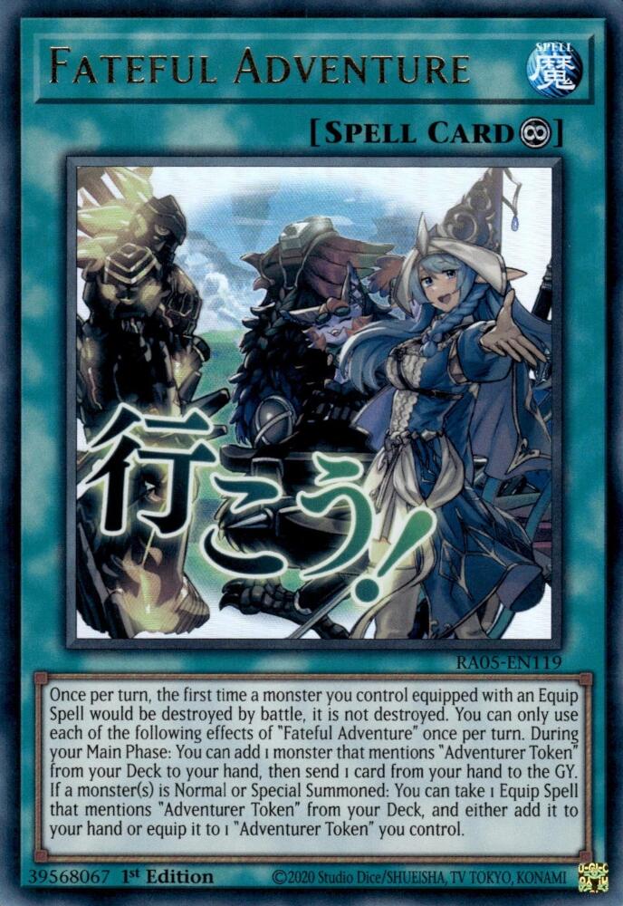 Fateful Adventure [RA05-EN119] Ultra Rare | Gear Gaming Bentonville
