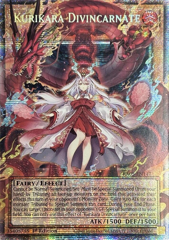 Kurikara Divincarnate (Starlight Rare) [RA05-EN147] Starlight Rare | Gear Gaming Bentonville