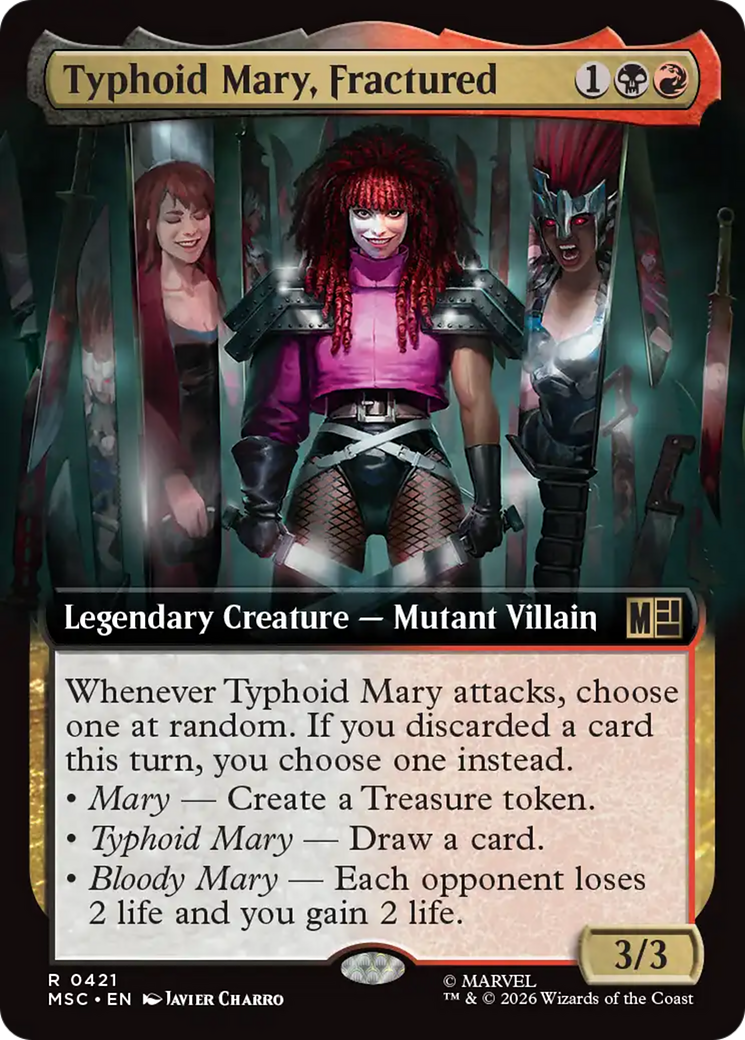 Typhoid Mary, Fractured (Extended Art) [Marvel Super Heroes Commander] | Gear Gaming Bentonville