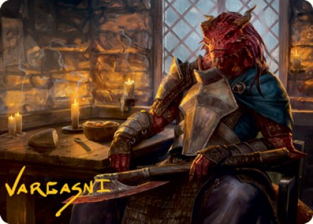 Jaded Sell-Sword Art Card (Gold-Stamped Signature) [Dungeons & Dragons: Adventures in the Forgotten Realms Art Series] | Gear Gaming Bentonville
