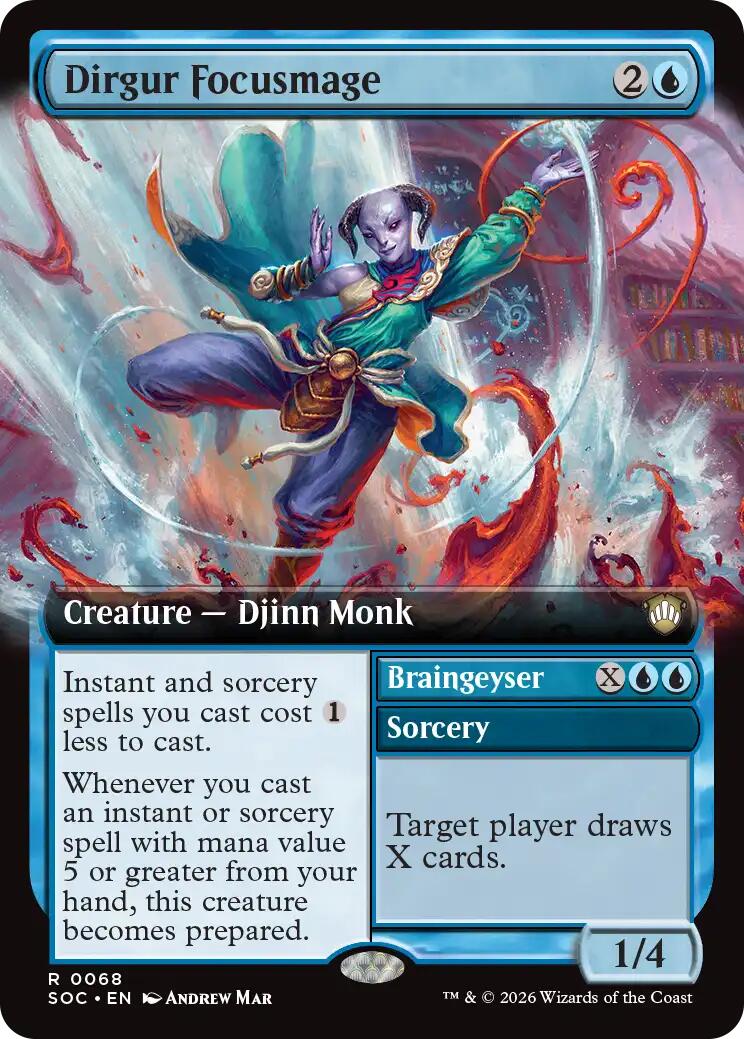 Dirgur Focusmage (Extended Art) [Secrets of Strixhaven Commander] | Gear Gaming Bentonville