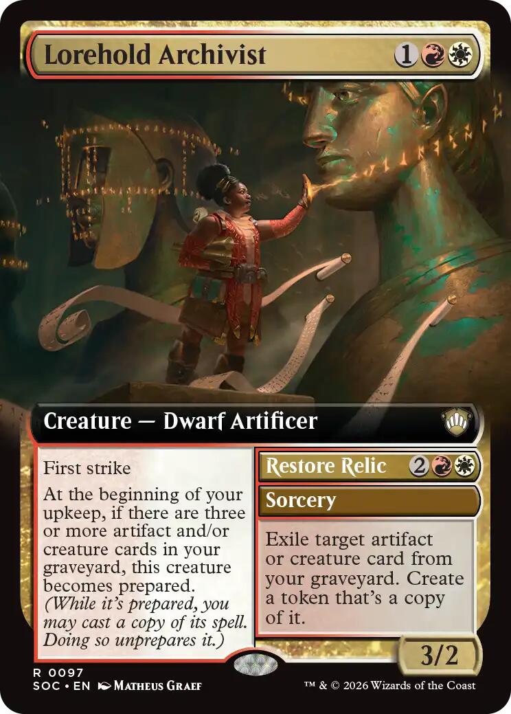 Lorehold Archivist (Extended Art) [Secrets of Strixhaven Commander] | Gear Gaming Bentonville