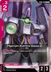 Haman Karn's Gaza C (Store Tournament Participant Pack 04) (GD02-039) [Gundam Promotional Cards] | Gear Gaming Bentonville
