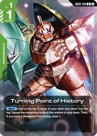 Turning Point of History (Store Tournament Participant Pack 04) (GD02-104) [Gundam Promotional Cards] | Gear Gaming Bentonville