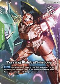 Turning Point of History (Store Tournament Winner Pack 04) (GD02-104) [Gundam Promotional Cards] | Gear Gaming Bentonville
