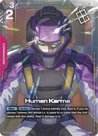 Human Karma (Store Tournament Winner Pack 04) (GD03-113) [Gundam Promotional Cards] | Gear Gaming Bentonville