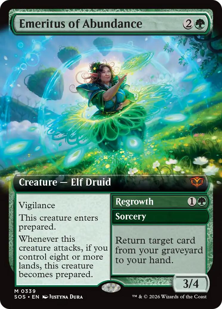 Emeritus of Abundance (Extended Art) [Secrets of Strixhaven] | Gear Gaming Bentonville