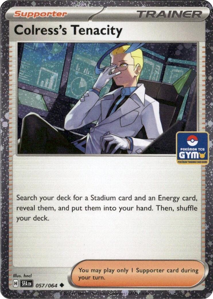 Colress's Tenacity (057/064) (Gym Stamp Asia Exclusive) [Miscellaneous Cards] | Gear Gaming Bentonville