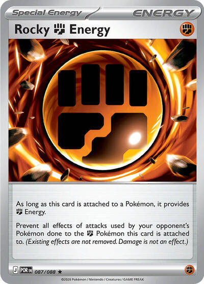 Rocky Fighting Energy (087/088) (Deck Exclusive) [Mega Evolution: Perfect Order] | Gear Gaming Bentonville