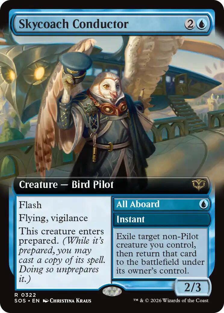 Skycoach Conductor (Extended Art) [Secrets of Strixhaven] | Gear Gaming Bentonville