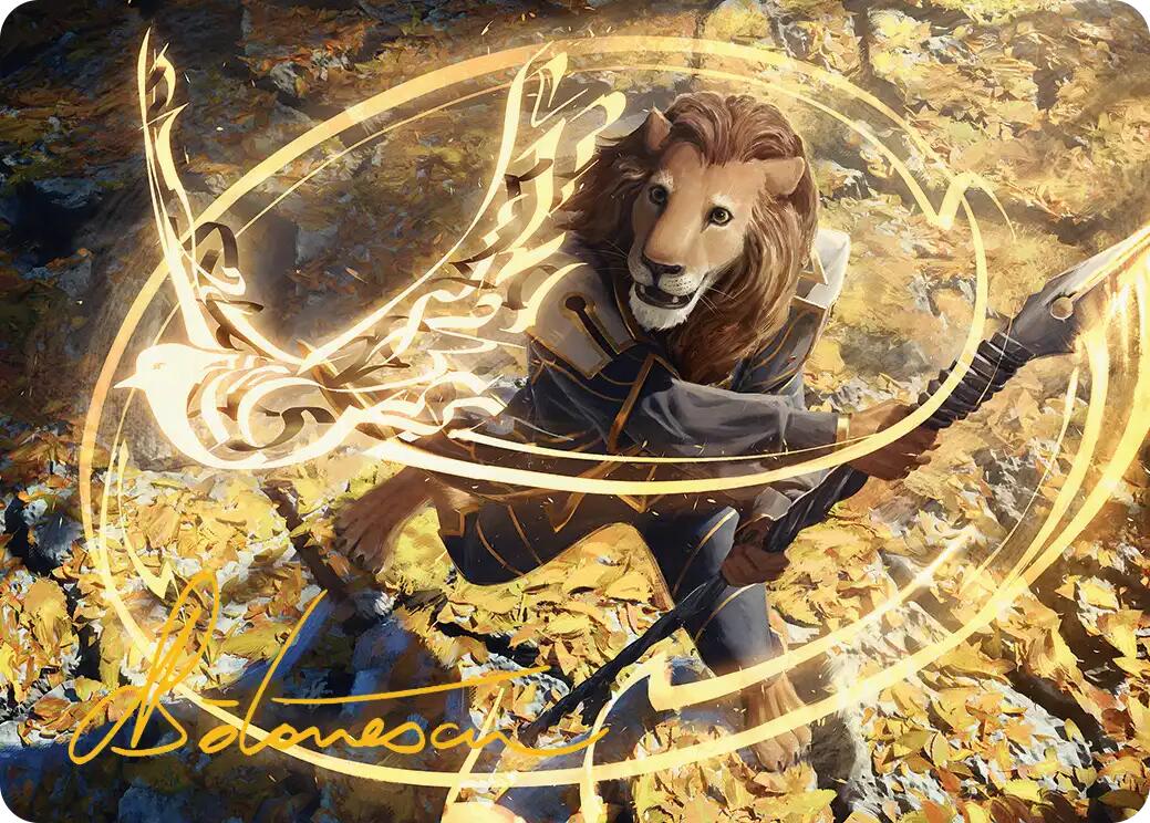 Eager Glyphmage Art Card (Gold-Stamped Signature) [Secrets of Strixhaven Art Series] | Gear Gaming Bentonville