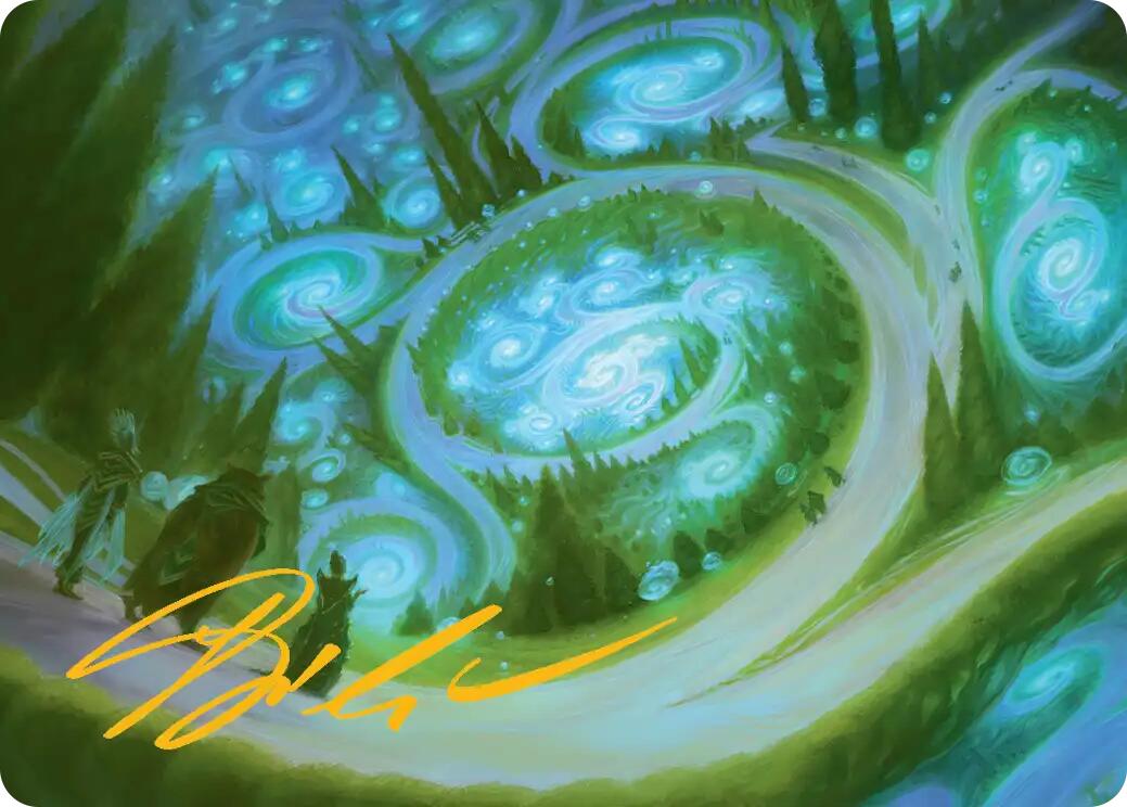 Mathemagics Art Card (Gold-Stamped Signature) [Secrets of Strixhaven Art Series] | Gear Gaming Bentonville