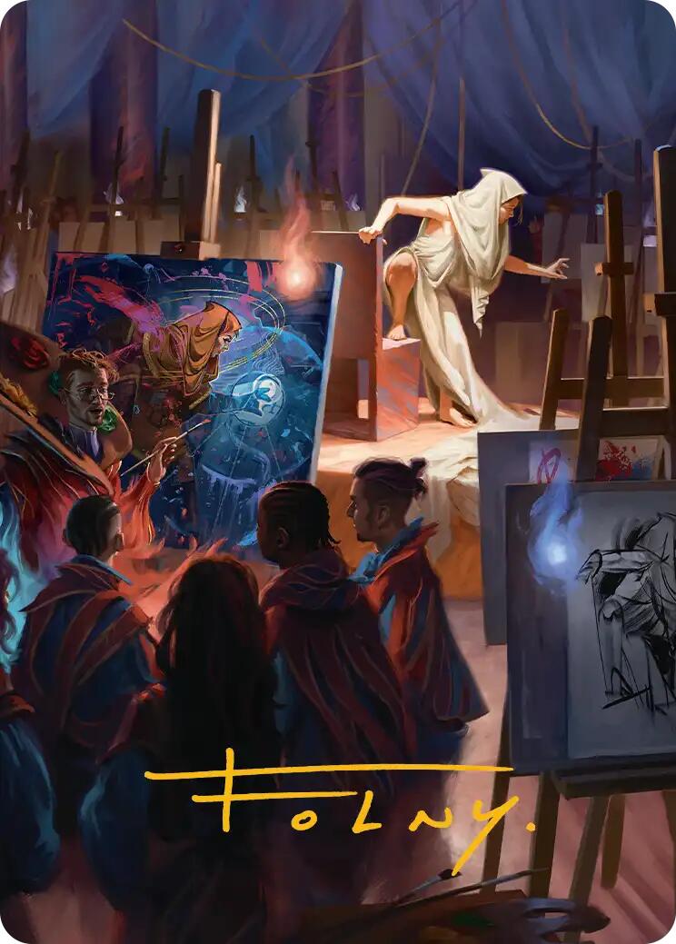 Archaeomancer Art Card (Gold-Stamped Signature) [Secrets of Strixhaven Art Series] | Gear Gaming Bentonville