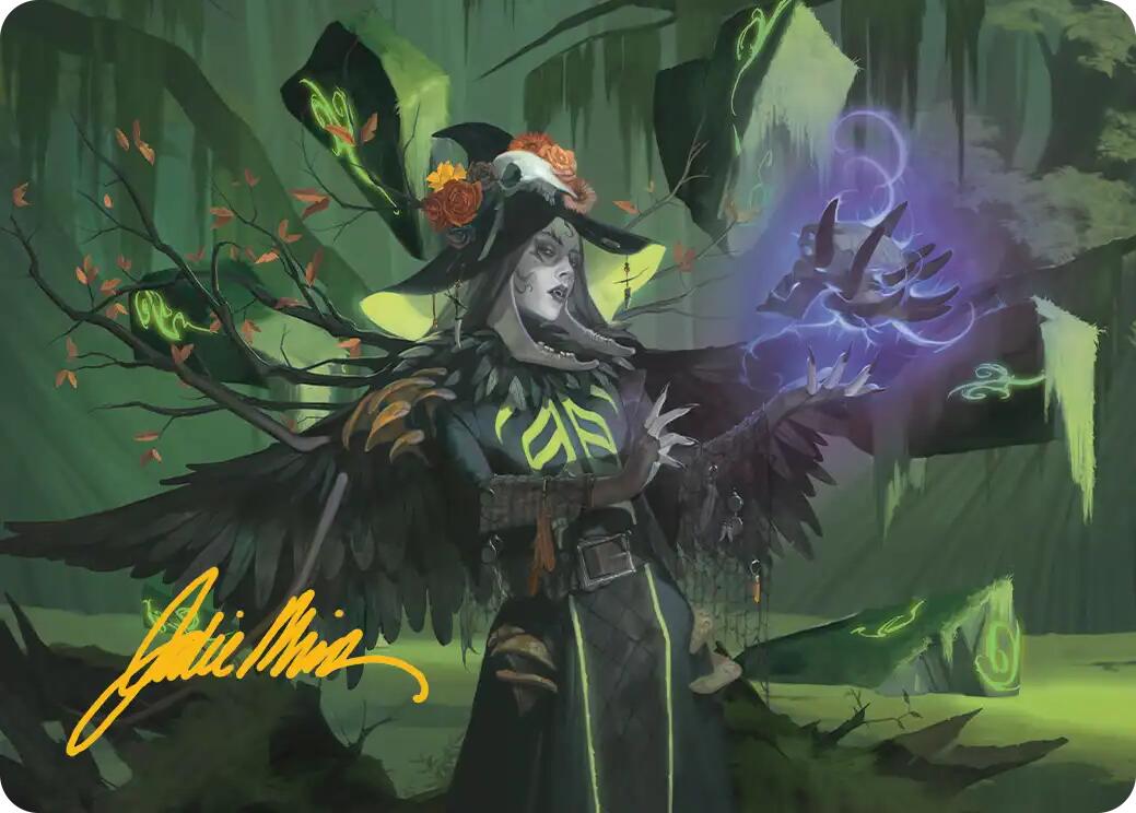 Emeritus of Woe Art Card (Gold-Stamped Signature) [Secrets of Strixhaven Art Series] | Gear Gaming Bentonville