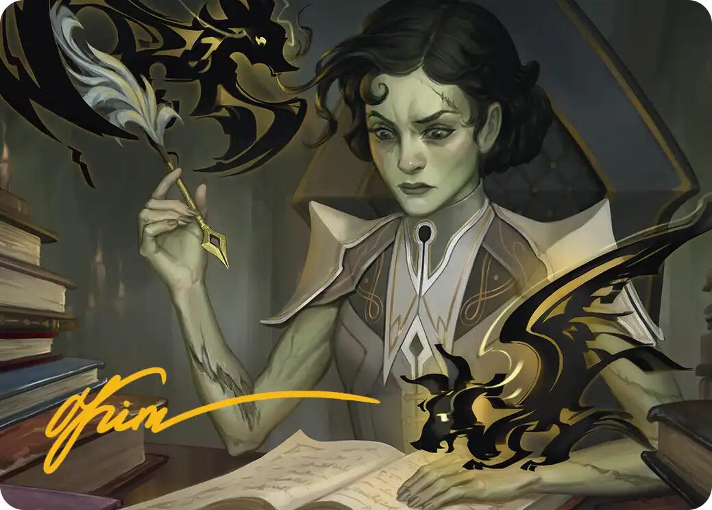 Eternal Student Art Card (Gold-Stamped Signature) [Secrets of Strixhaven Art Series] | Gear Gaming Bentonville