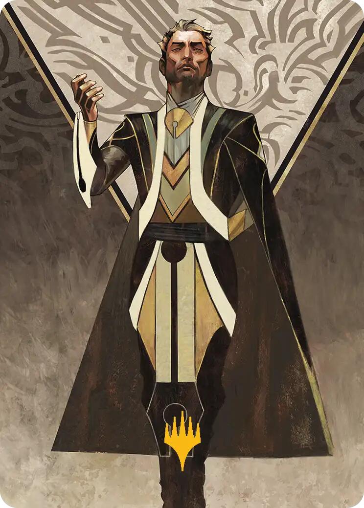 Ral Zarek, Guest Lecturer Art Card (Gold-Stamped Planeswalker Symbol) [Secrets of Strixhaven Art Series] | Gear Gaming Bentonville