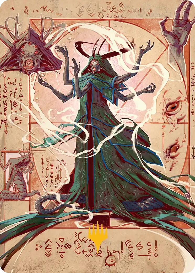 Tragedy Feaster Art Card (Gold-Stamped Planeswalker Symbol) [Secrets of Strixhaven Art Series] | Gear Gaming Bentonville