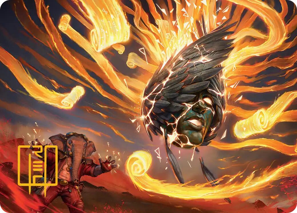 Flashback Art Card (Gold-Stamped Signature) [Secrets of Strixhaven Art Series] | Gear Gaming Bentonville