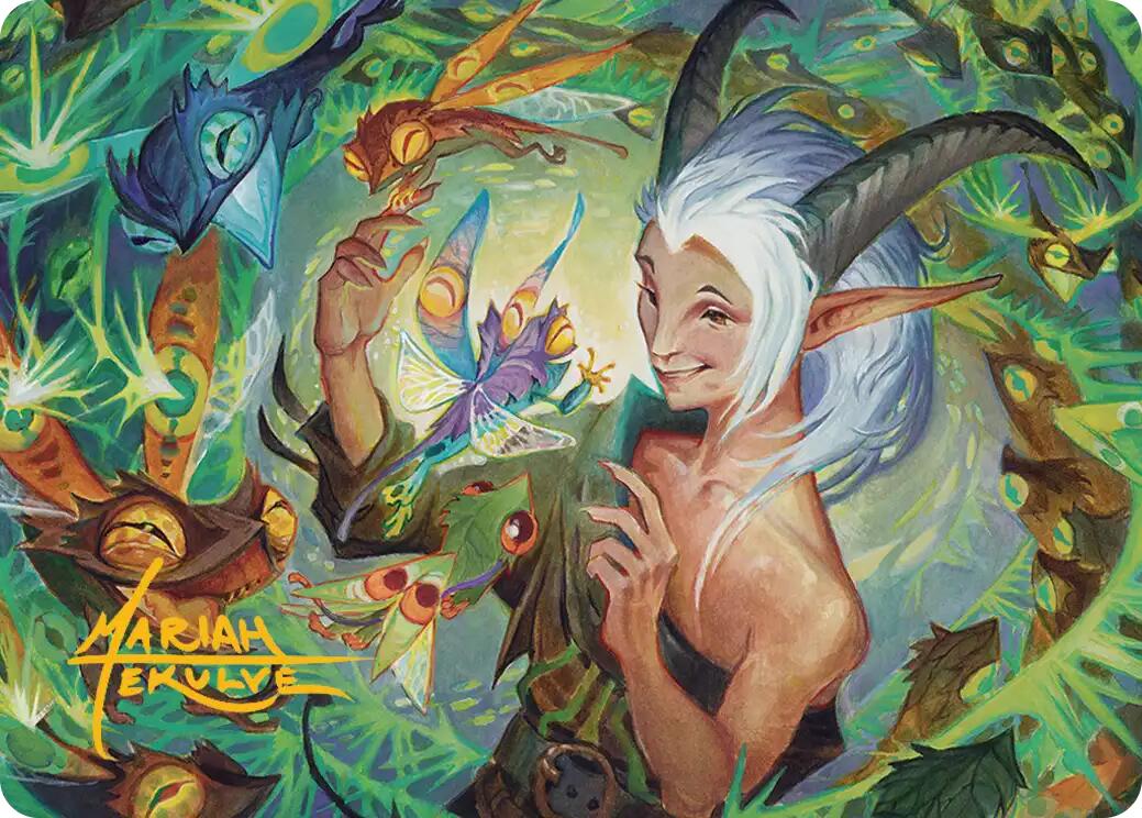 Lumaret's Favor Art Card (Gold-Stamped Signature) [Secrets of Strixhaven Art Series] | Gear Gaming Bentonville