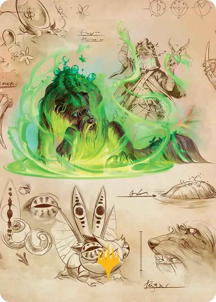 Germination Practicum Art Card (Gold-Stamped Planeswalker Symbol) [Secrets of Strixhaven Art Series] | Gear Gaming Bentonville