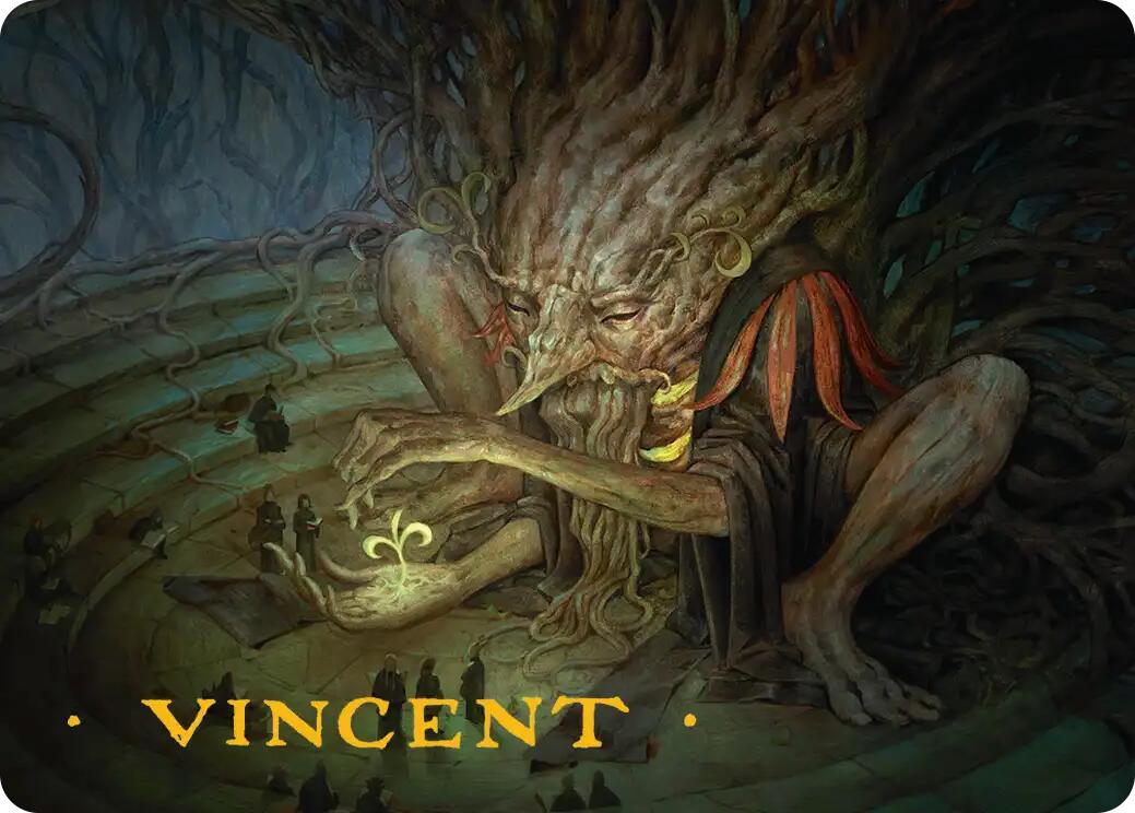 Old-Growth Educator Art Card (Gold-Stamped Signature) [Secrets of Strixhaven Art Series] | Gear Gaming Bentonville