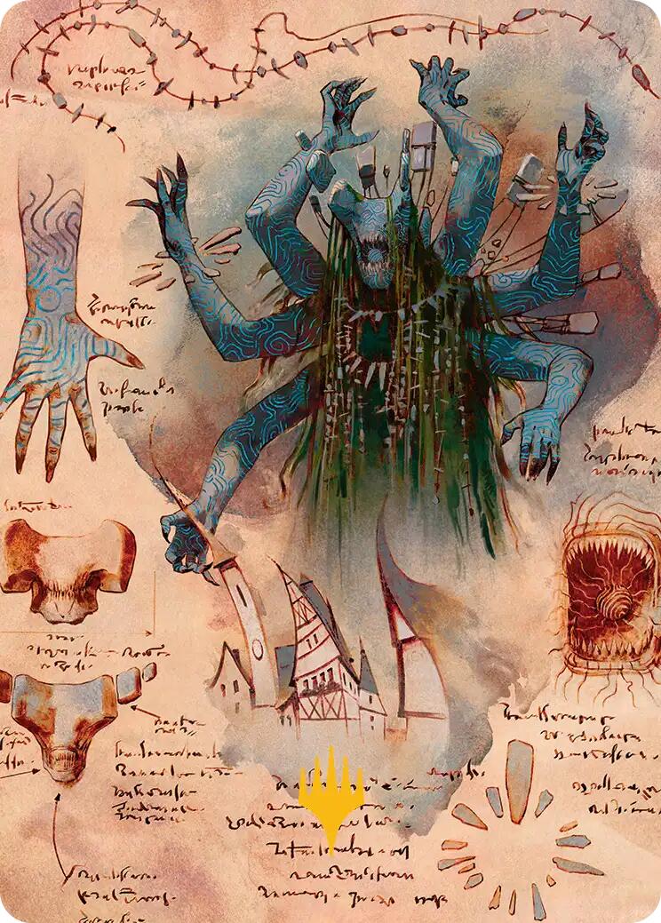 The Dawning Archaic Art Card (Gold-Stamped Planeswalker Symbol) [Secrets of Strixhaven Art Series] | Gear Gaming Bentonville