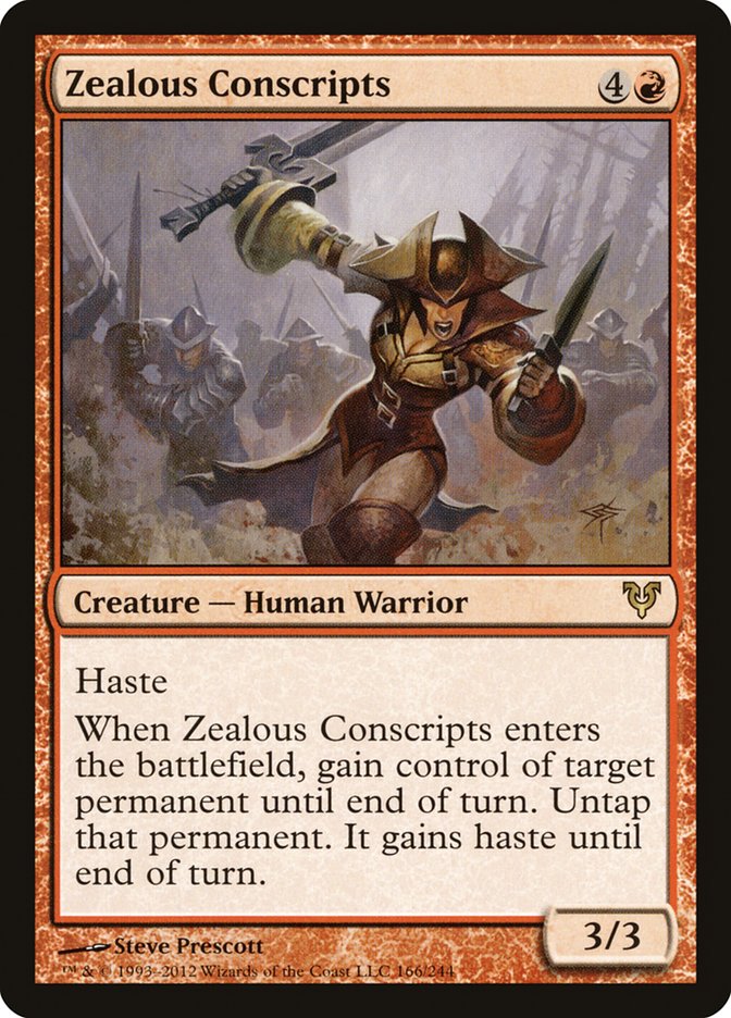 Zealous Conscripts [Avacyn Restored] | Gear Gaming Bentonville