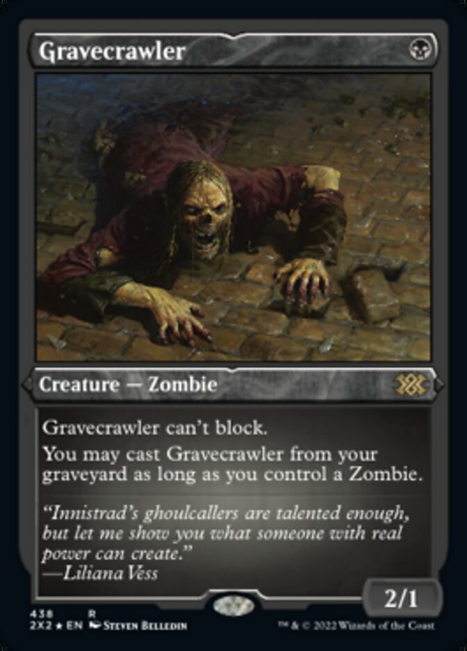 Gravecrawler (Foil Etched) [Double Masters 2022] | Gear Gaming Bentonville