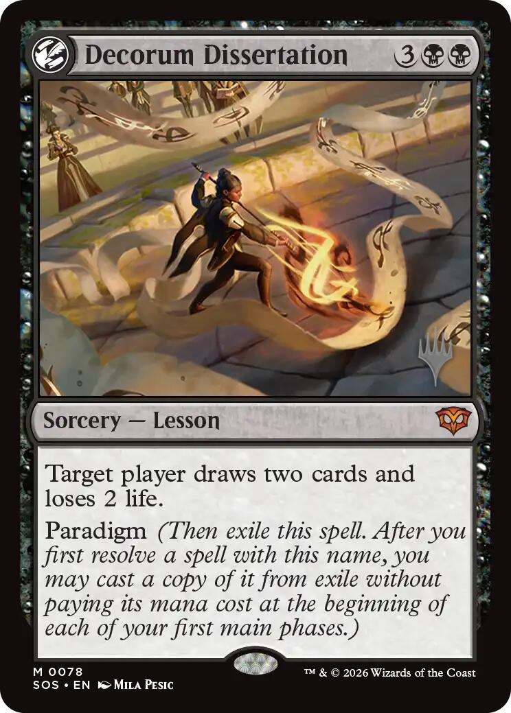 Decorum Dissertation [Secrets of Strixhaven Promos] | Gear Gaming Bentonville