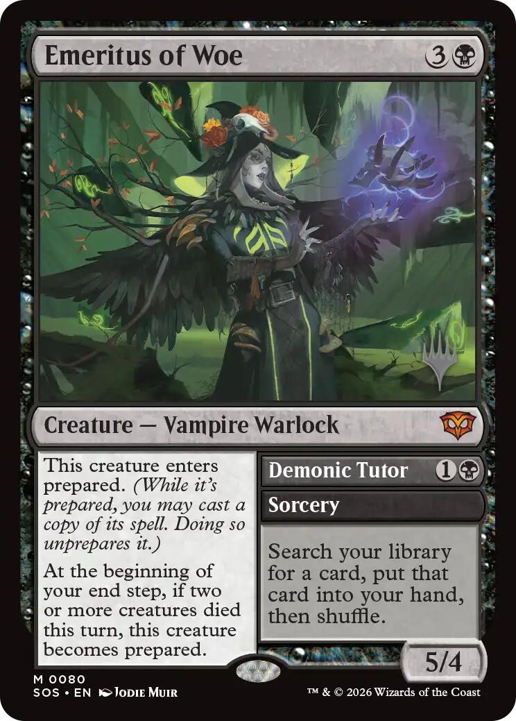 Emeritus of Woe [Secrets of Strixhaven Promos] | Gear Gaming Bentonville