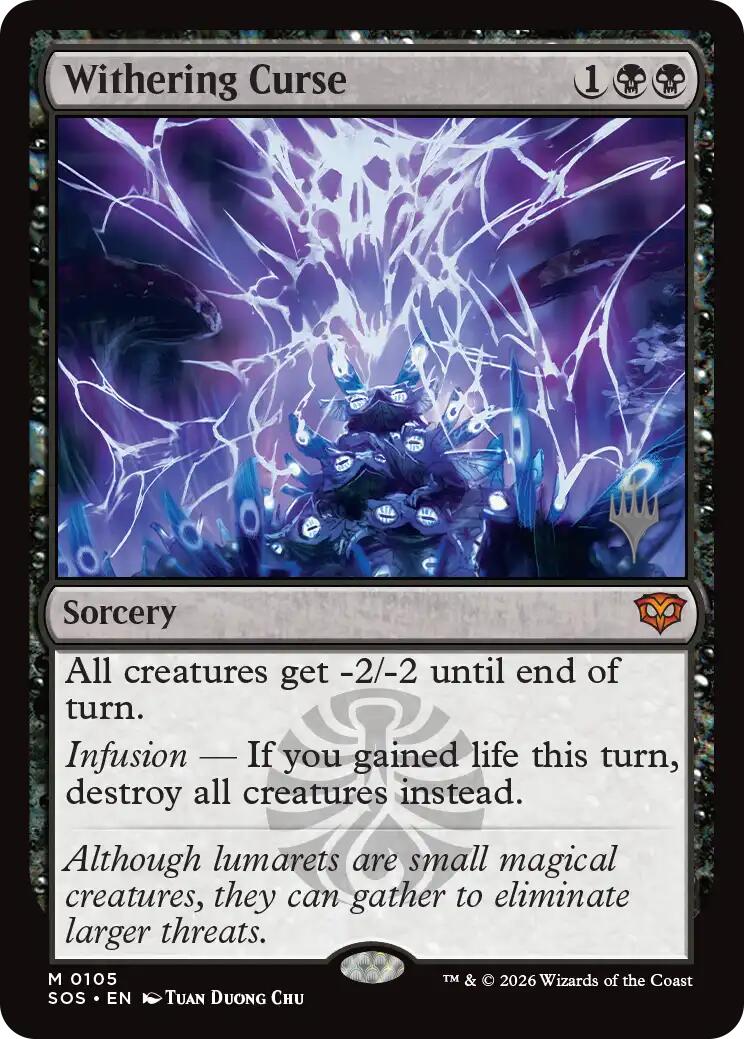 Withering Curse [Secrets of Strixhaven Promos] | Gear Gaming Bentonville