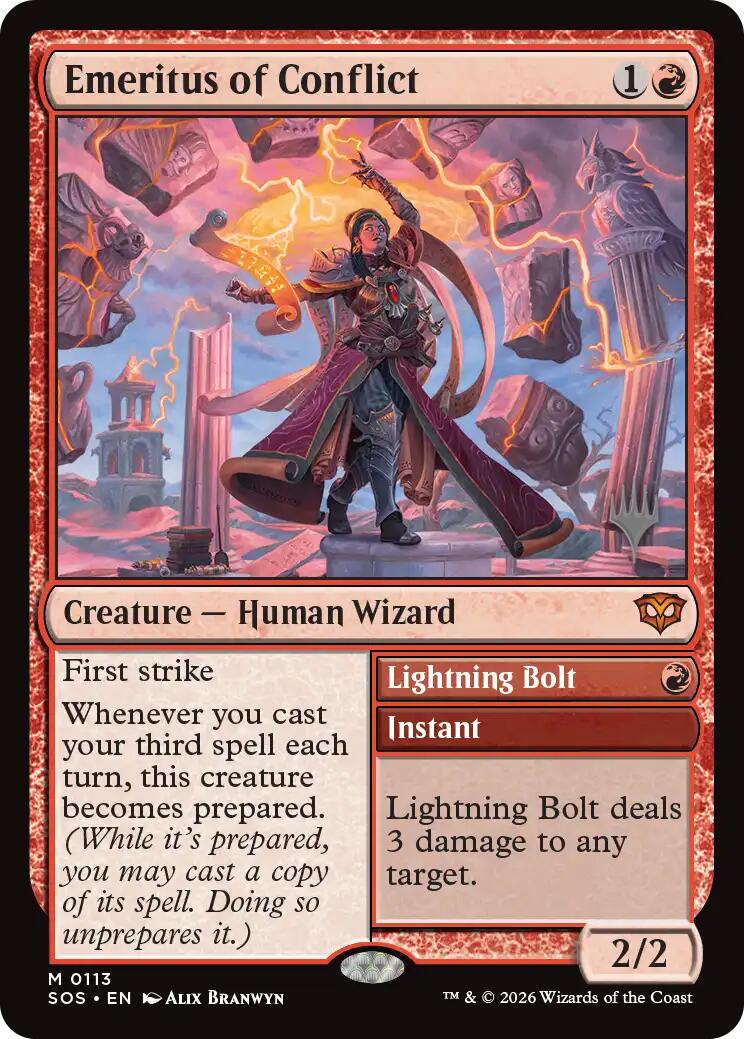 Emeritus of Conflict [Secrets of Strixhaven Promos] | Gear Gaming Bentonville