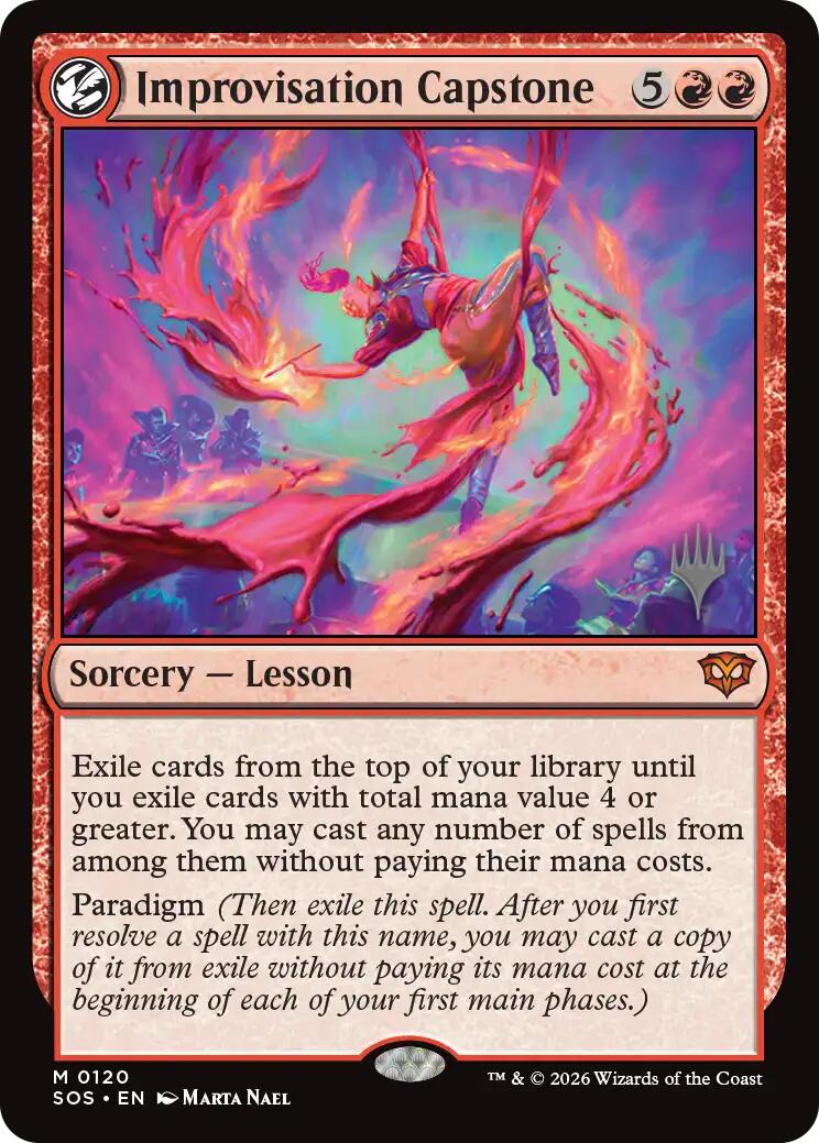 Improvisation Capstone [Secrets of Strixhaven Promos] | Gear Gaming Bentonville