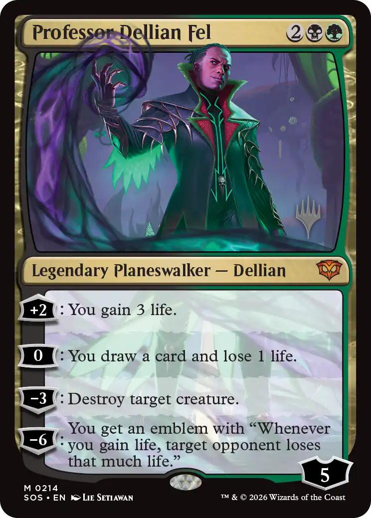 Professor Dellian Fel [Secrets of Strixhaven Promos] | Gear Gaming Bentonville