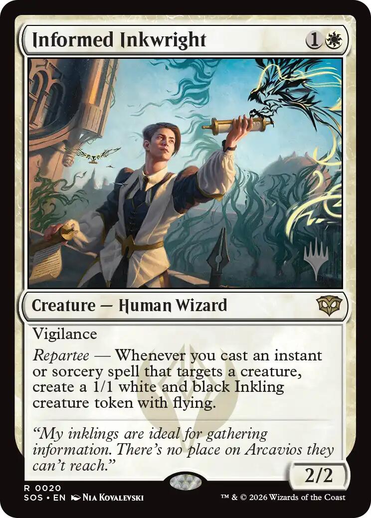 Informed Inkwright [Secrets of Strixhaven Promos] | Gear Gaming Bentonville