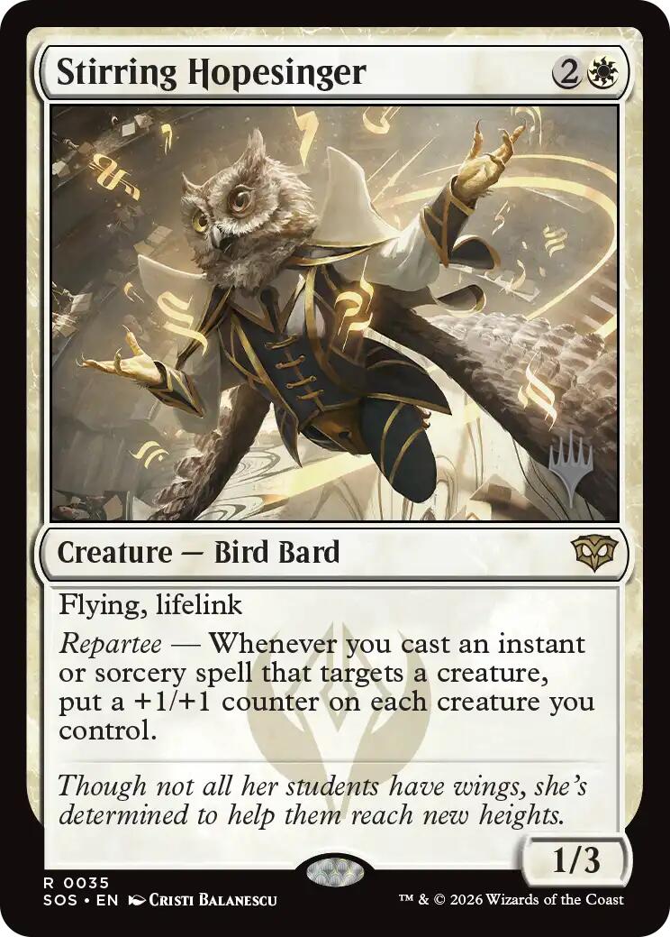 Stirring Hopesinger [Secrets of Strixhaven Promos] | Gear Gaming Bentonville