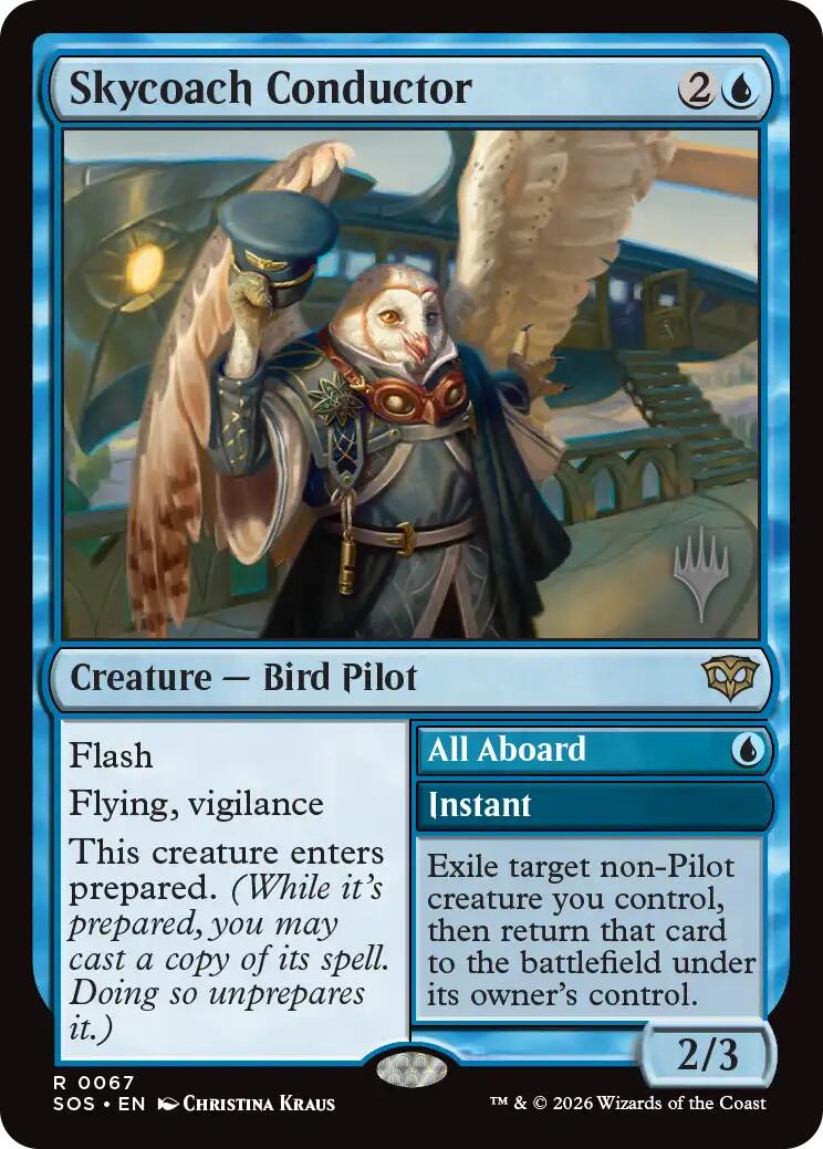 Skycoach Conductor [Secrets of Strixhaven Promos] | Gear Gaming Bentonville