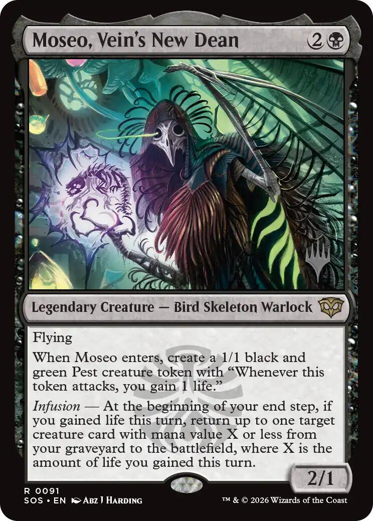 Moseo, Vein's New Dean [Secrets of Strixhaven Promos] | Gear Gaming Bentonville