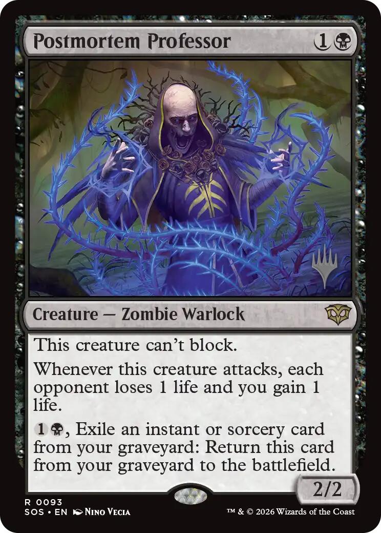 Postmortem Professor [Secrets of Strixhaven Promos] | Gear Gaming Bentonville