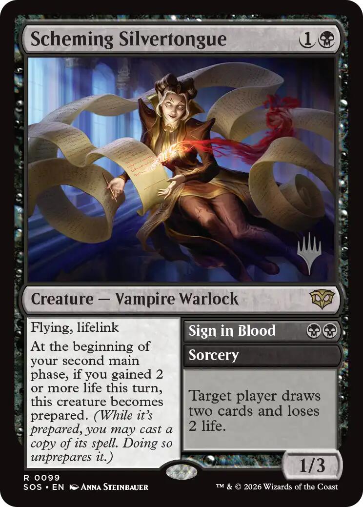 Scheming Silvertongue [Secrets of Strixhaven Promos] | Gear Gaming Bentonville