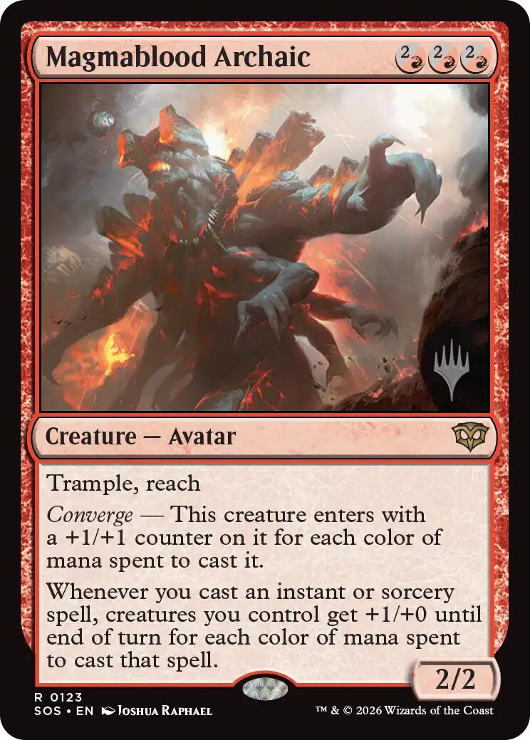 Magmablood Archaic [Secrets of Strixhaven Promos] | Gear Gaming Bentonville