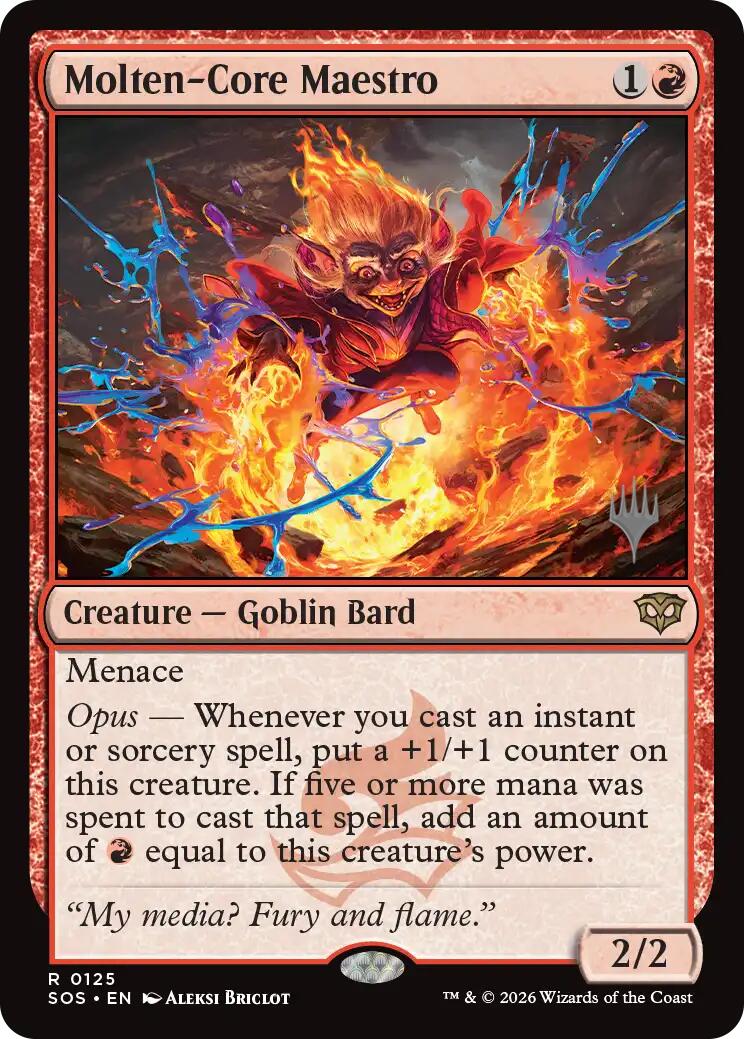 Molten-Core Maestro [Secrets of Strixhaven Promos] | Gear Gaming Bentonville