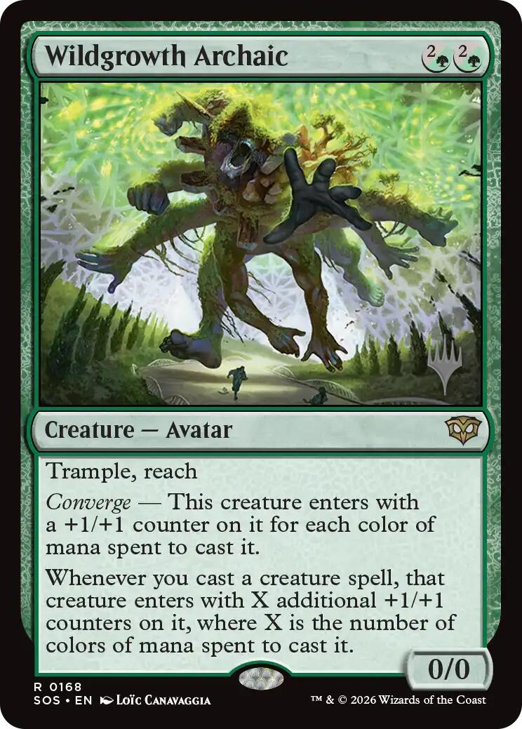 Wildgrowth Archaic [Secrets of Strixhaven Promos] | Gear Gaming Bentonville