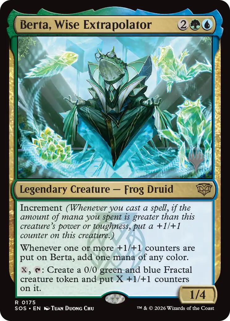Berta, Wise Extrapolator [Secrets of Strixhaven Promos] | Gear Gaming Bentonville