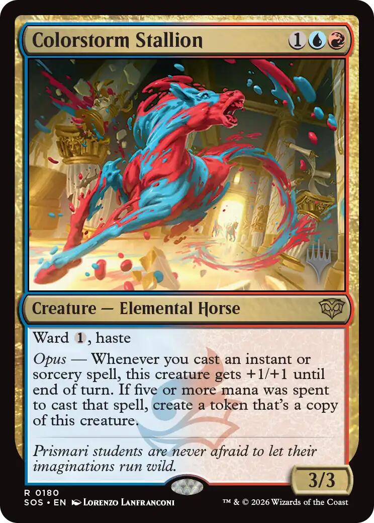 Colorstorm Stallion [Secrets of Strixhaven Promos] | Gear Gaming Bentonville