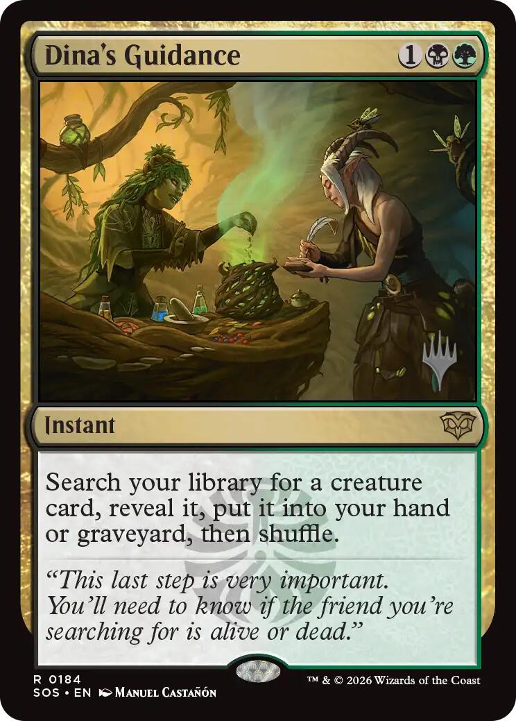 Dina's Guidance [Secrets of Strixhaven Promos] | Gear Gaming Bentonville
