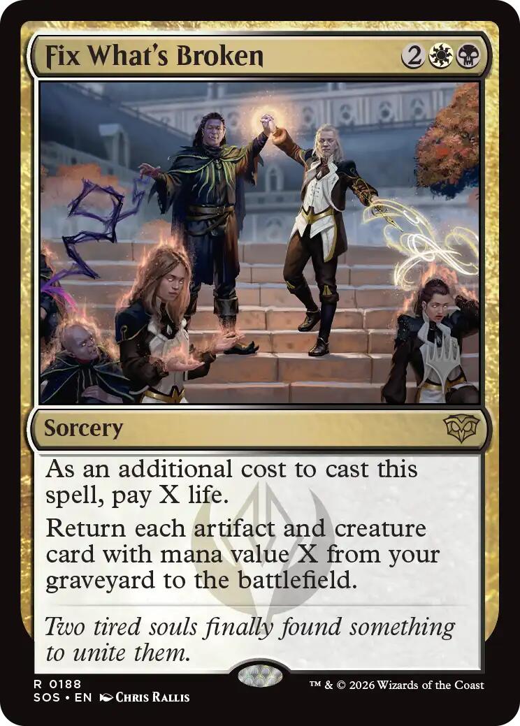 Fix What's Broken [Secrets of Strixhaven Promos] | Gear Gaming Bentonville